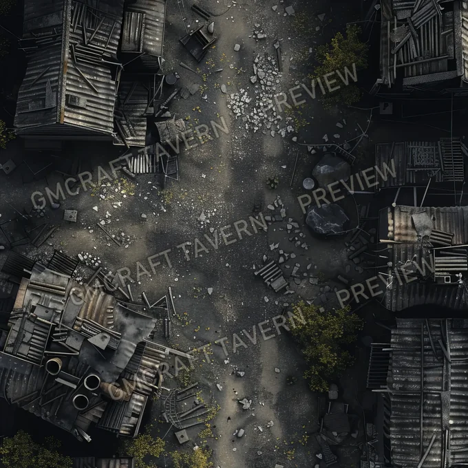 Aperçu de la battlemap Abandonned Battlemap Fal