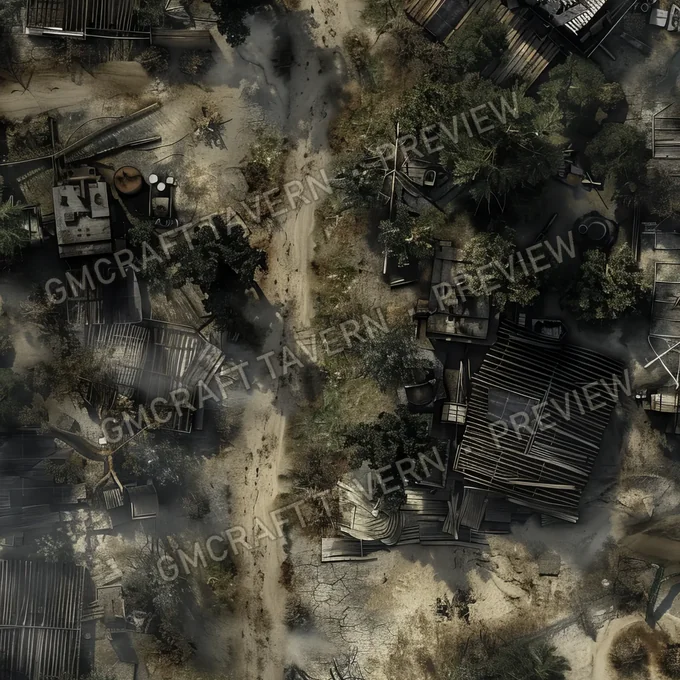 Aperçu de la battlemap Abandonned Battlemap Fal