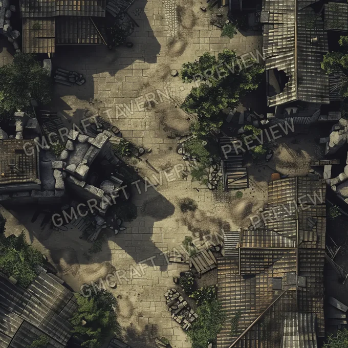 Aperçu de la battlemap Abandonned Battlemap Fal