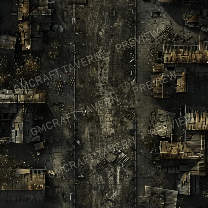 Aperçu de la battlemap Abandonned Battlemap Fal