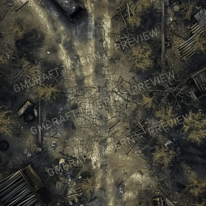 Aperçu de la battlemap Abandonned