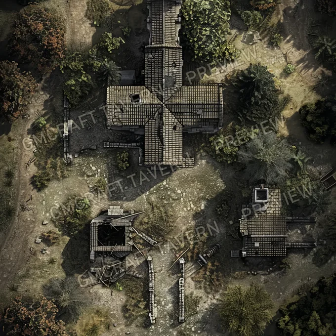 Aperçu de la battlemap Abandonned