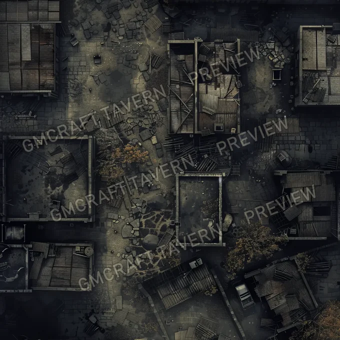 Aperçu de la battlemap Abandonned Mil