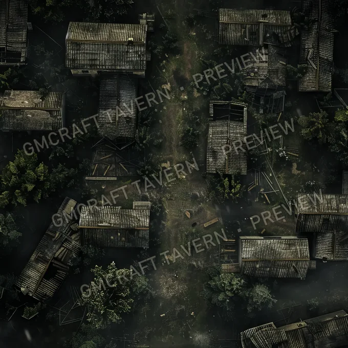 Aperçu de la battlemap Abandonned Mil Battlemap Sty