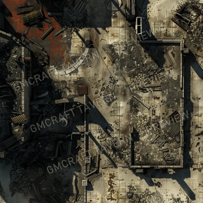 Aperçu de la battlemap Abandonned Old Mov