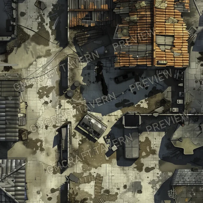 Aperçu de la battlemap Quarantine Zone