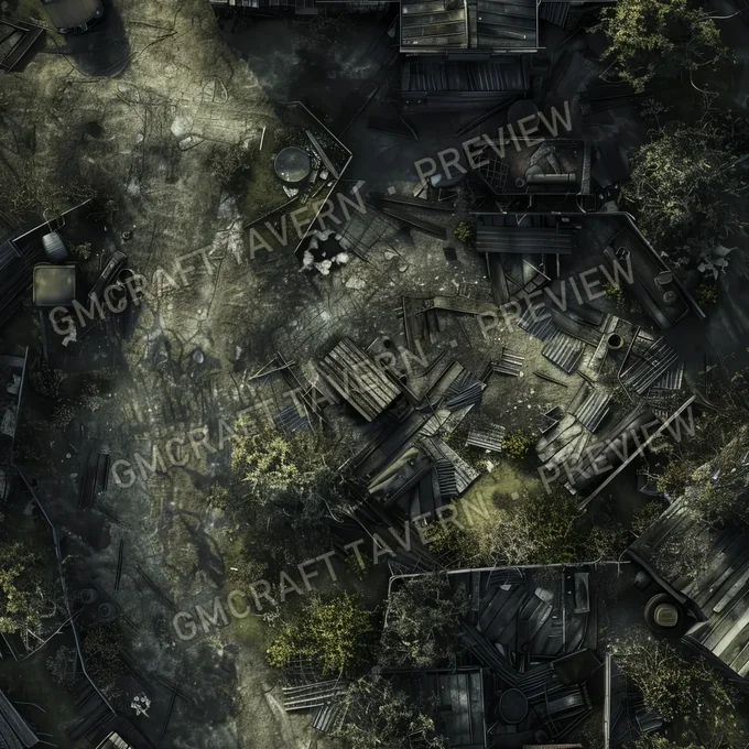 Aperçu de la battlemap Quarantine Zone