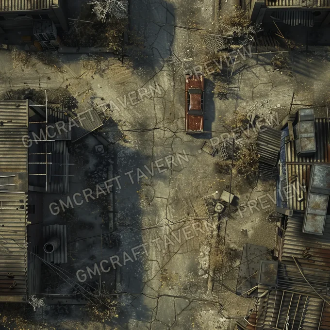 Aperçu de la battlemap Quarantine Zone Battlemap Fa
