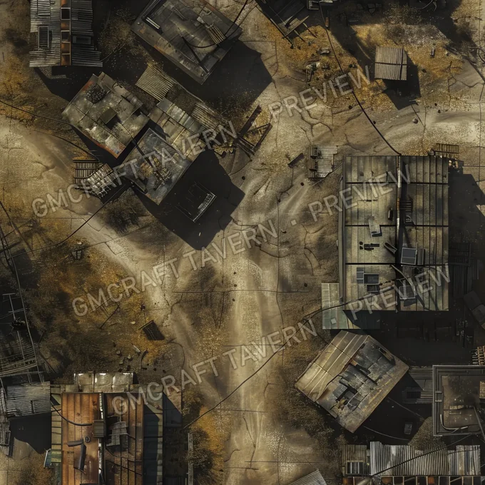 Aperçu de la battlemap Quarantine Zone Battlemap Fa