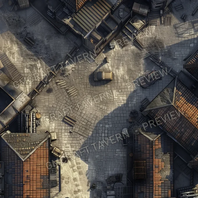 Aperçu de la battlemap Quarantine Zone In
