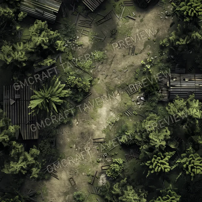 Aperçu de la battlemap Quarantine Zone In