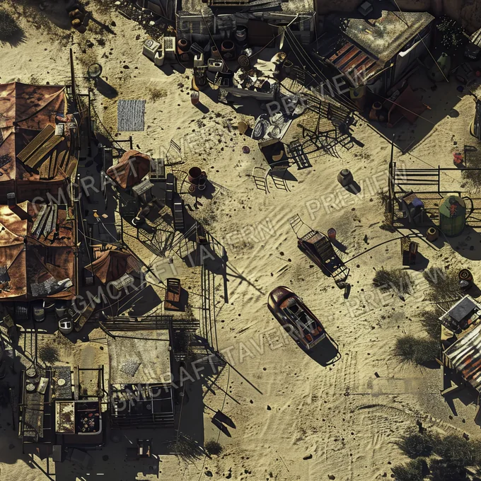 Aperçu de la battlemap Rebel Retreat A Hidden Base Of O