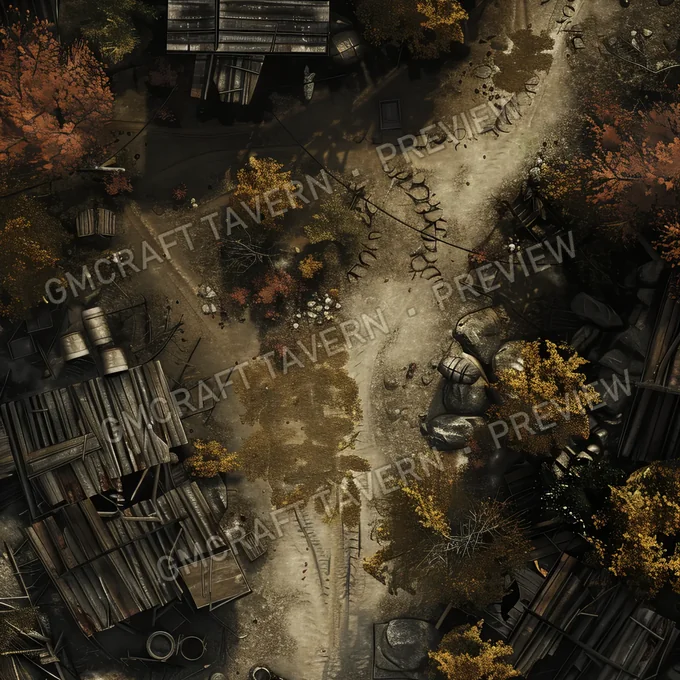 Aperçu de la battlemap Battlemap Fall