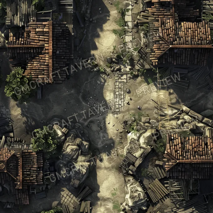 Aperçu de la battlemap Battlemap Fall