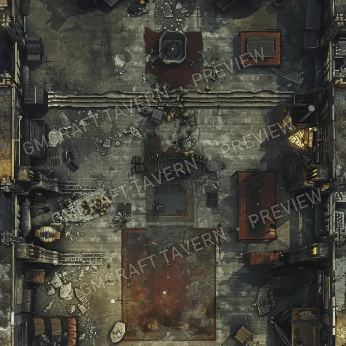 Aperçu de la battlemap Battlemap Fall