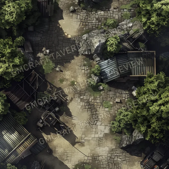 Aperçu de la battlemap Battlemap Fall