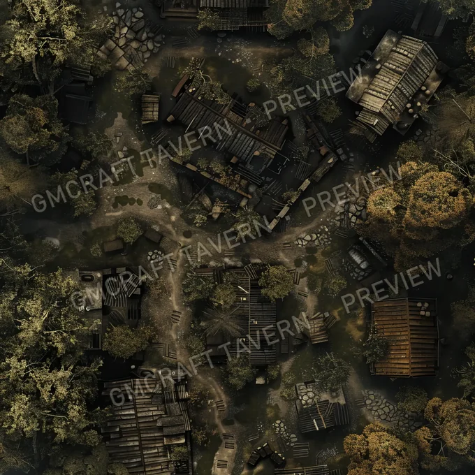Aperçu de la battlemap Battlemap Fall
