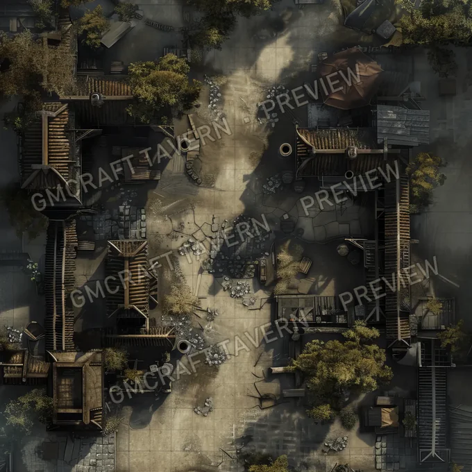Aperçu de la battlemap Battlemap Fall