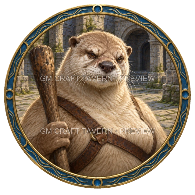 Aperçu du token vu du dessus de Urdan Stonebrook - Barbare