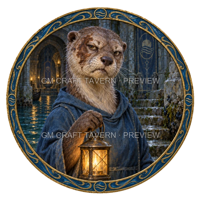 Aperçu du token vu du dessus de Urdan Reedvale - Clerc