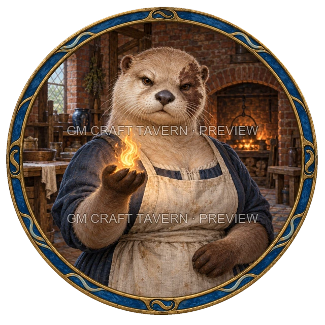 Aperçu du produit Tokens de personnages loutre-folk 6