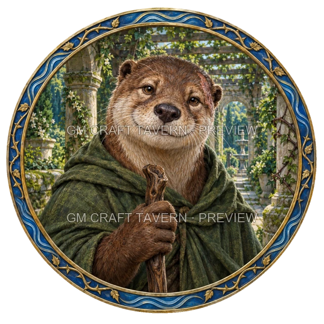Aperçu du token vu du dessus de Varka Ironwell - Occultiste