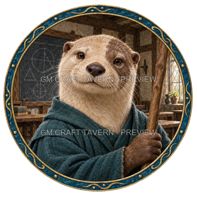 Aperçu du token vu du dessus de Besha Ironwell - Magicien
