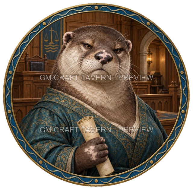 Grom Oakbend - aperçu de token de noble vu du dessus