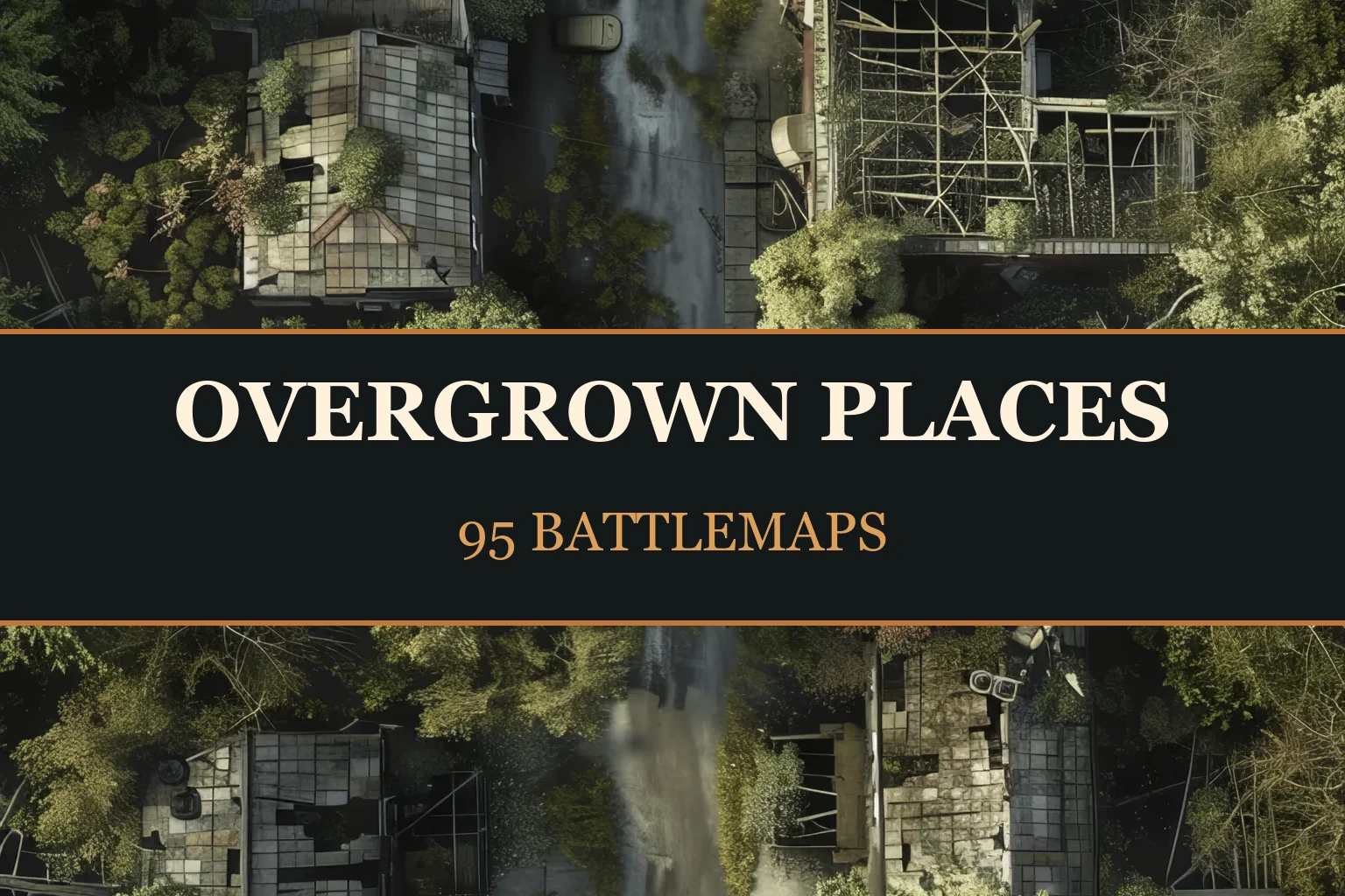 Overgrown places — 95 Battlemaps