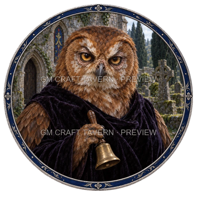 Aperçu du token vu du dessus de Durg Stonebrook - Barde