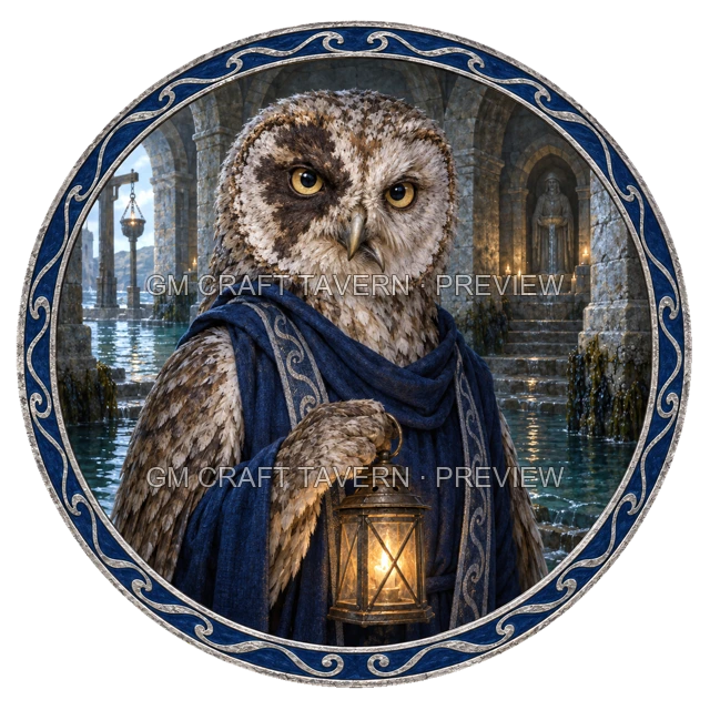 Aperçu du token vu du dessus de Urdan Reedvale - Clerc