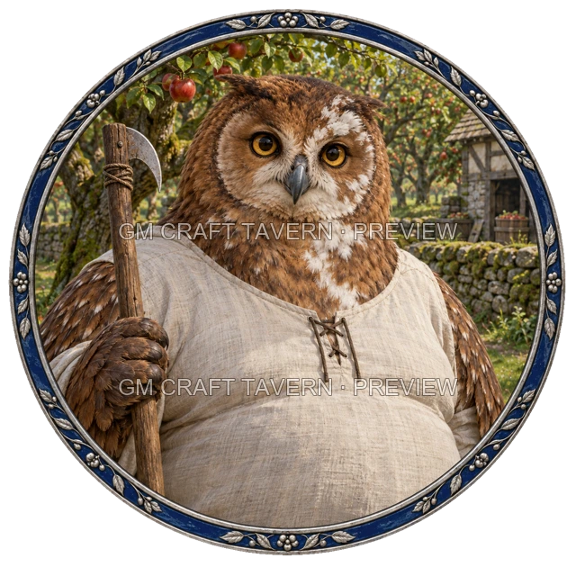 Aperçu du token vu du dessus de Besha Reedvale - Druide