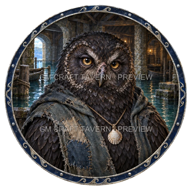 Aperçu du token vu du dessus de Urdan Ironwell - Occultiste