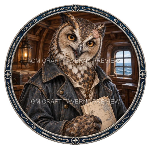 Varka Hillward - aperçu de token de marin vu du dessus