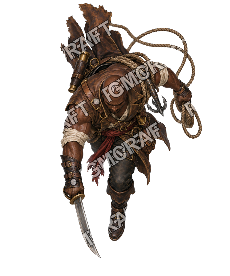 Pirate Ocean 0743 Tracker Agility Topdown Token top-down token preview