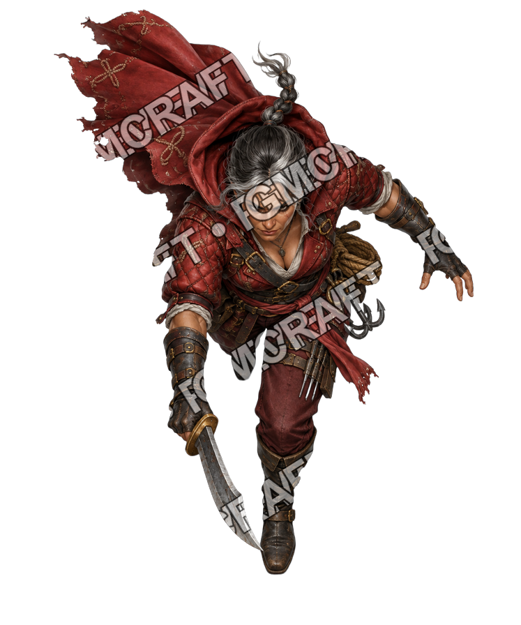 Pirate Ocean 0750 Infiltrator Vengeance Topdown Token top-down token preview