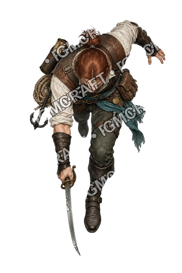 Pirate Ocean 0751 Infiltrator Agility Topdown Token top-down token preview