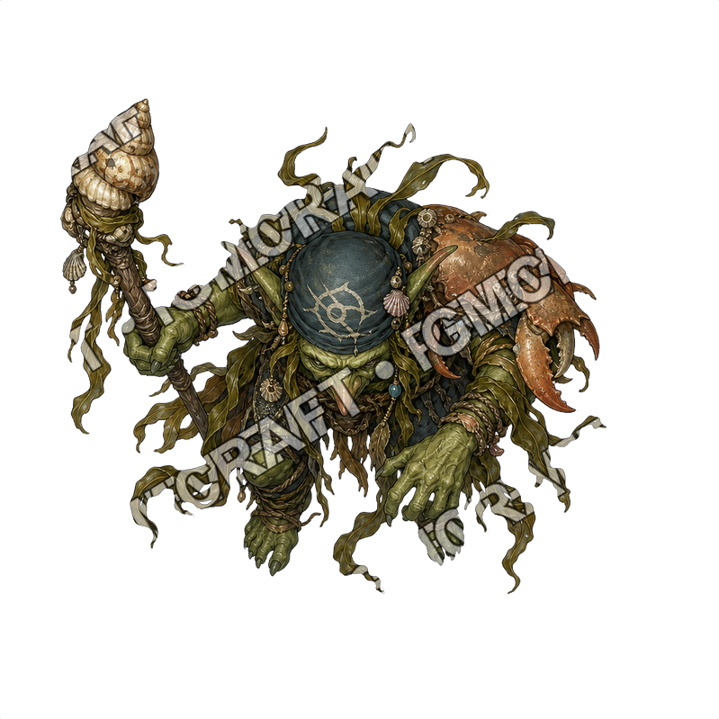 Goblin Pirate Crew Bundle 30 30 Seaweed Mystic Topdown Token top-down token preview