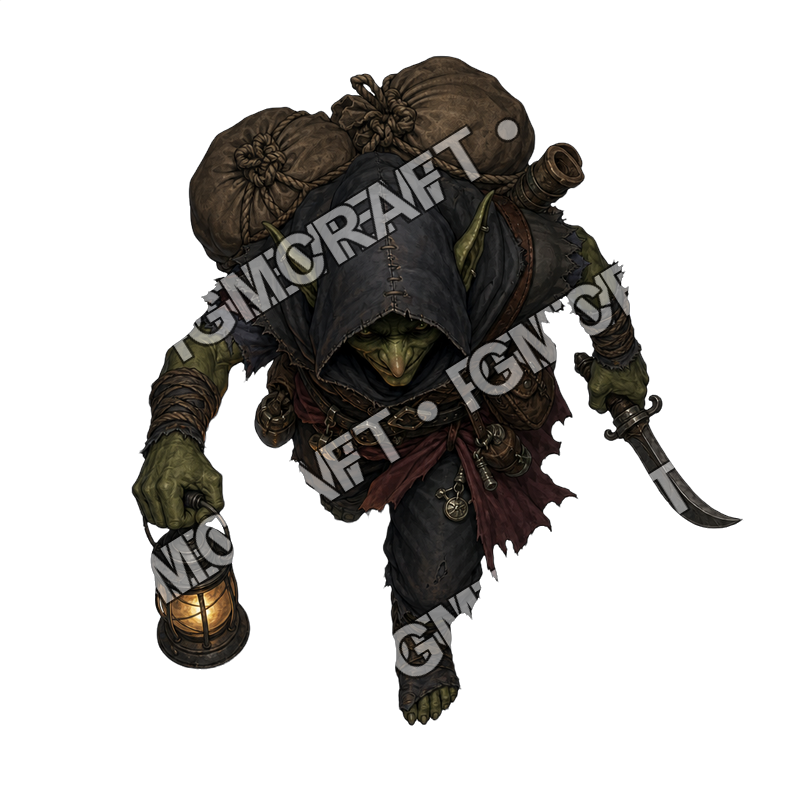 Goblin Pirate Crew Bundle 30 19 Lantern Smuggler Topdown Token top-down token preview