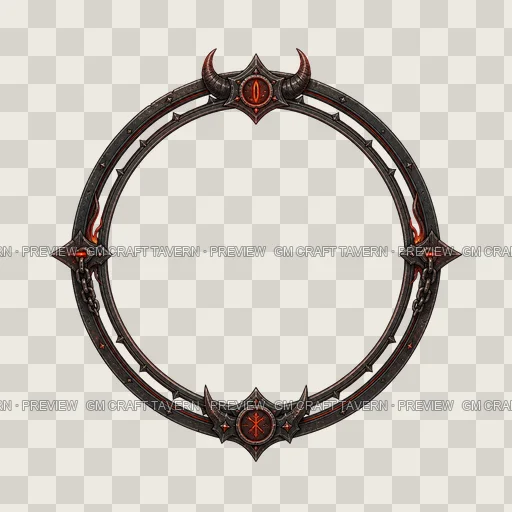 Border 164 top-down token preview