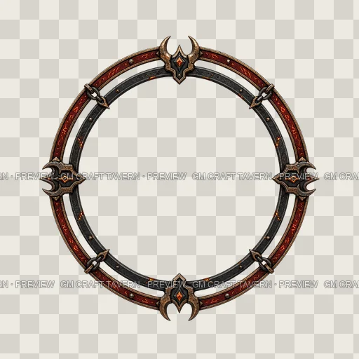 Border 167 top-down token preview