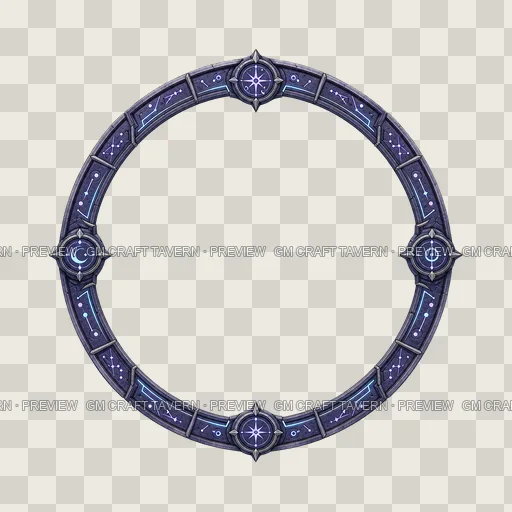 Border 25 top-down token preview
