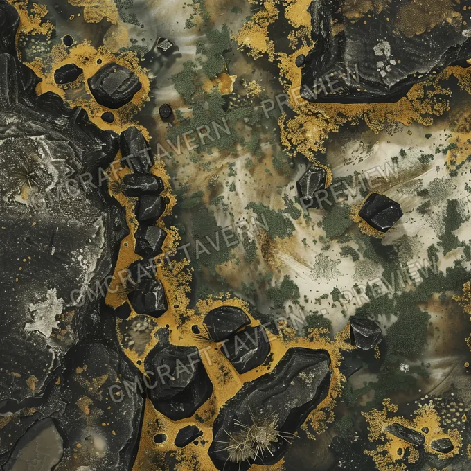 Contaminated Nature Reserve battlemap preview