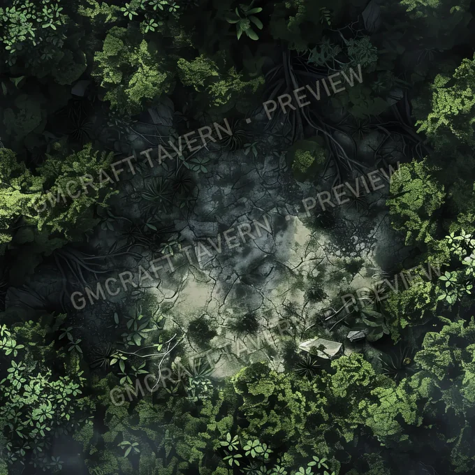 Guardian Grove An Old Forest battlemap preview