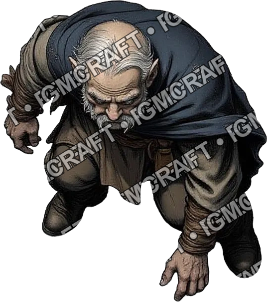 1 An Elderly Fisherman Named Luthan Marr Standing On A Rocky Shore In A Tpdn 9897 0 Created By Rpgbot 01 11 top-down token preview