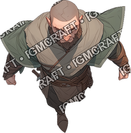 Fishmonger Pale Gre top-down token preview