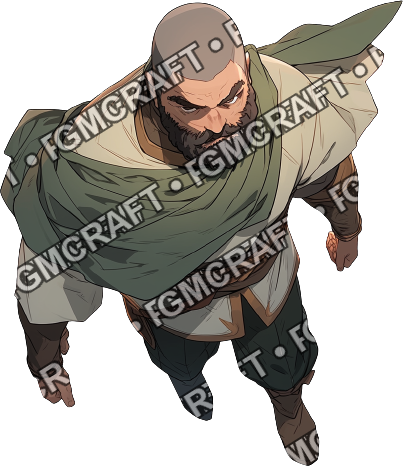 Fishmonger Pale Gre top-down token preview