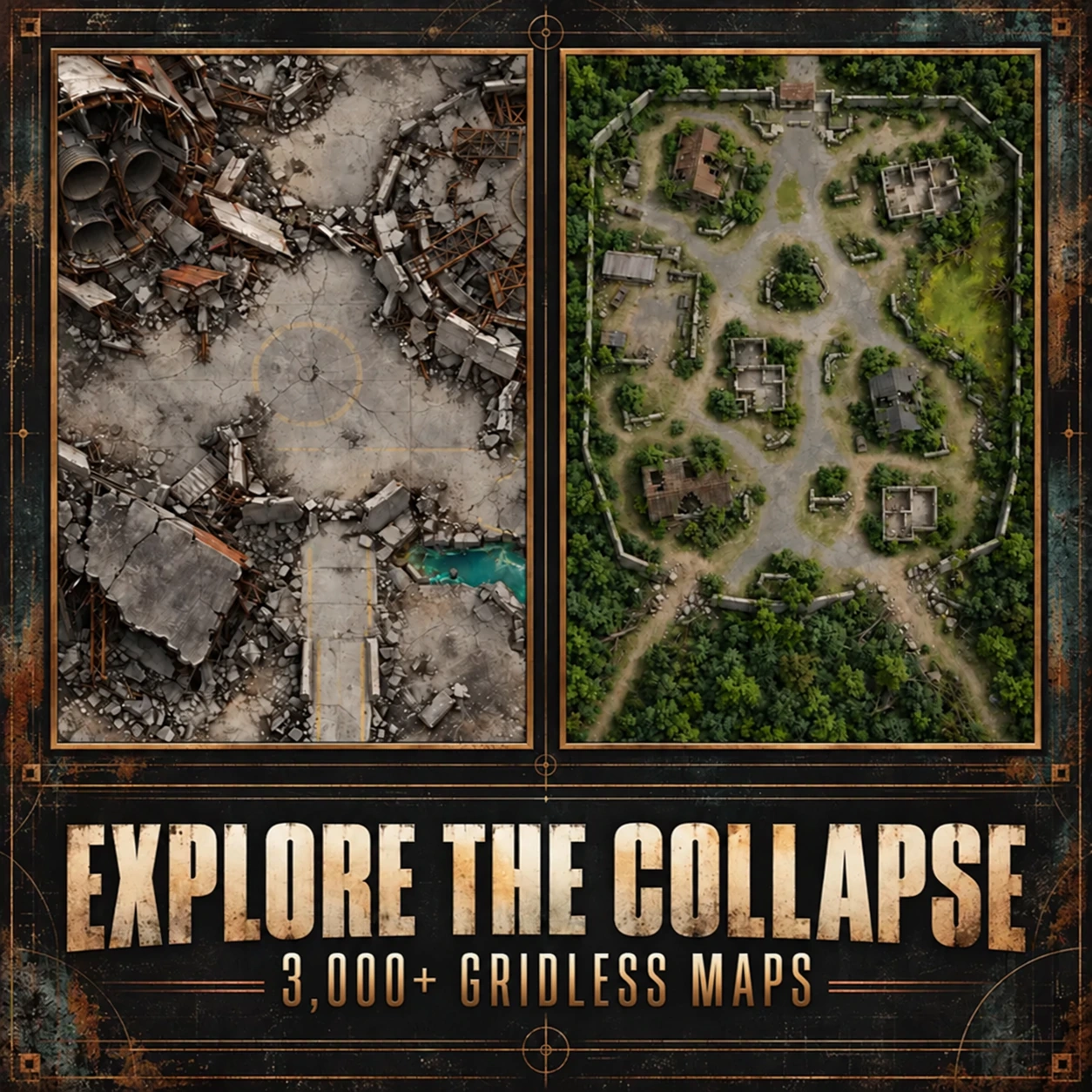 Post-Apocalyptic Battlemaps — Complete Collection product preview 3