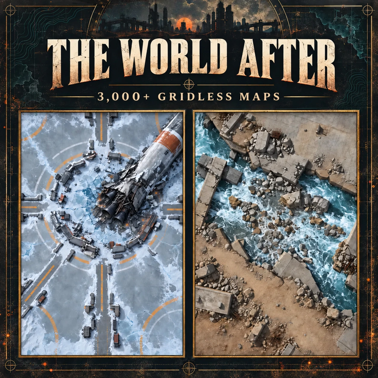 Post-Apocalyptic Battlemaps — Complete Collection product preview 1