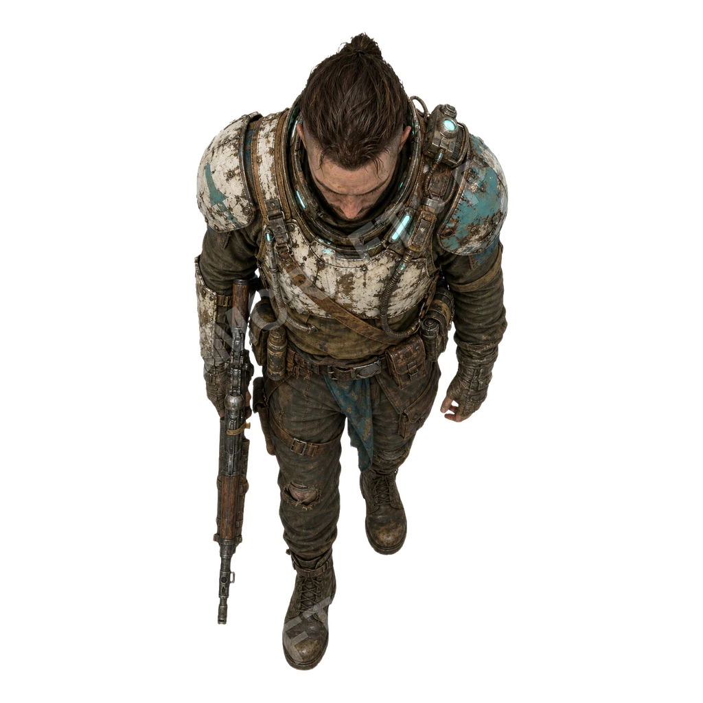 Settlement Militia Settlement Militia 31 top-down token preview